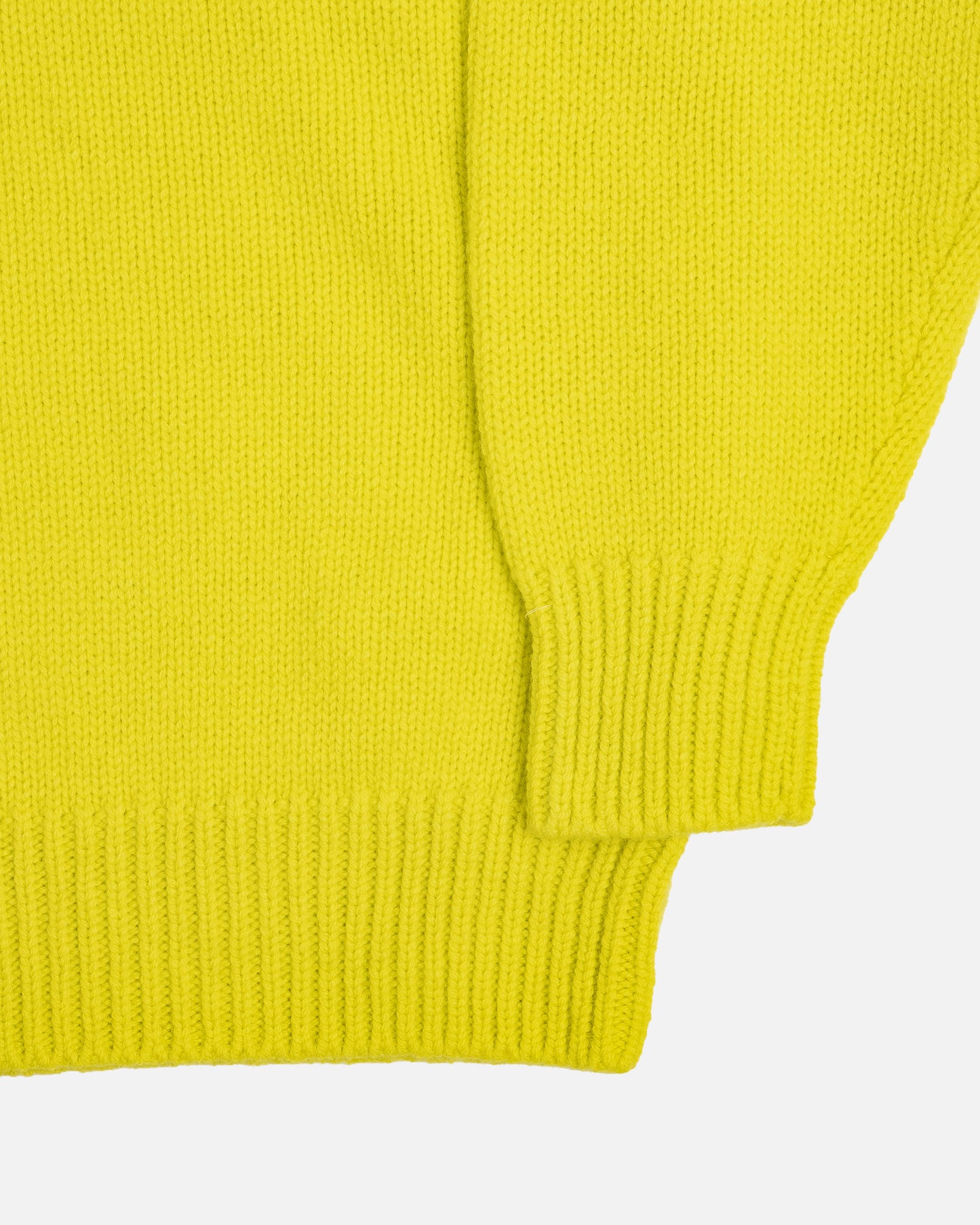 Yonetomi Soft Lamb Wool Knit Pullover Yellow