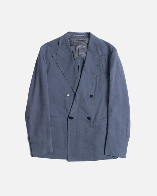 YK Dark Grey Classic Double Breasted Jacket