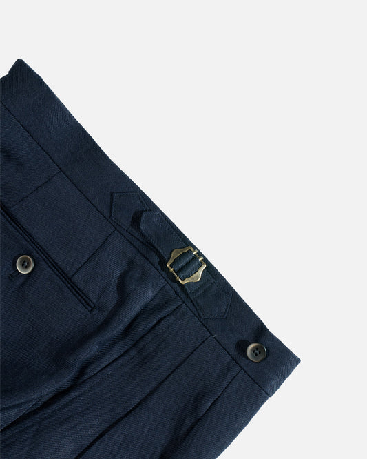 Echizenya Navy Linen Pants