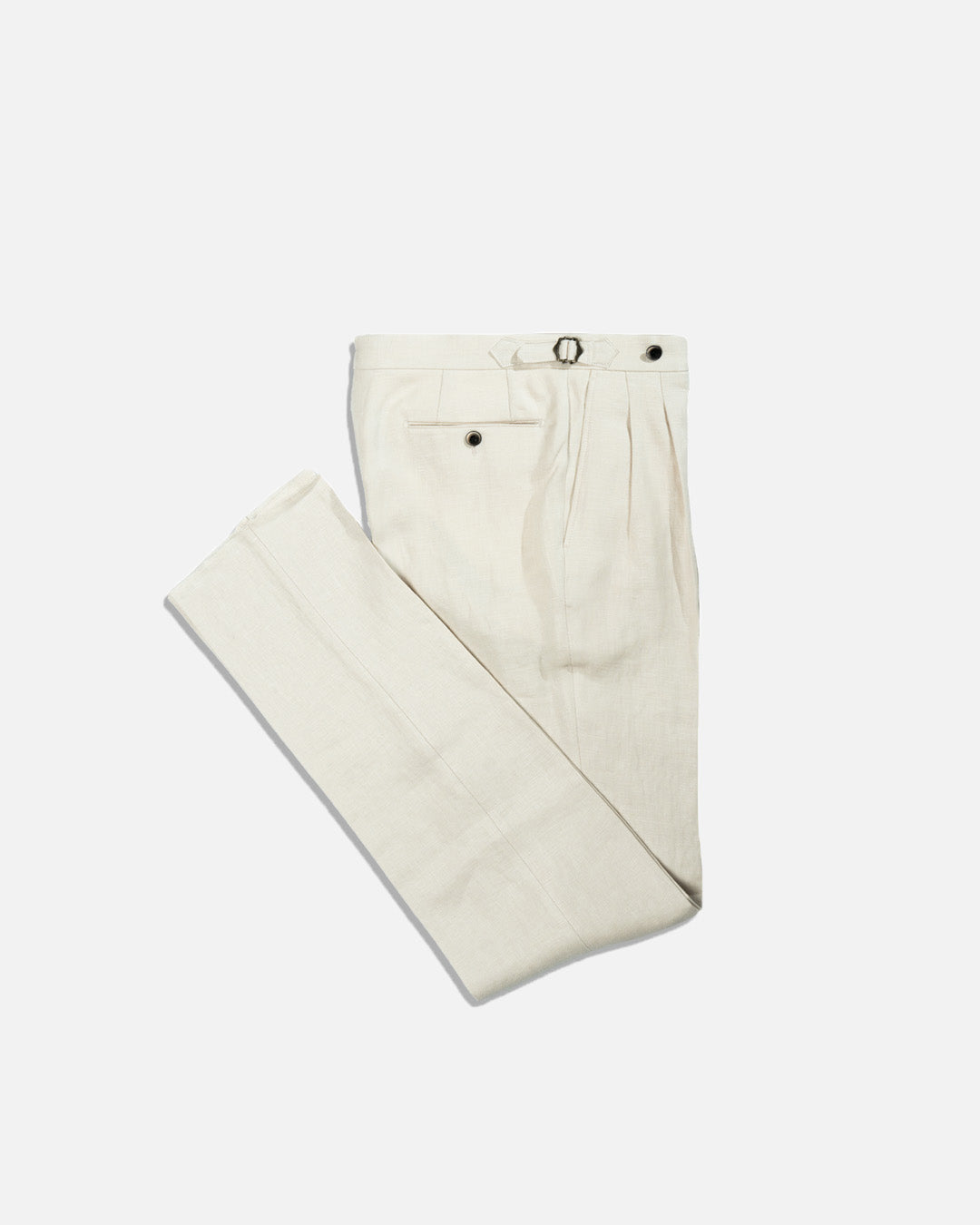 Echizenya Cream Linen Pants