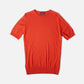 The Decorum Off Duty Red Knit T-Shirt