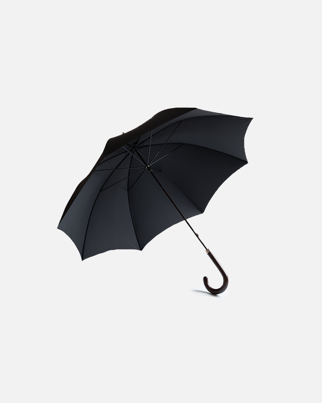 Fox Umbrella GT2 Black (dark brown maple handle)