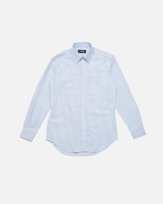Kamakura Navy Stripe Oxford Button Down Shirt