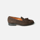 Alden Tassel Loafers Mocha Kid Suede 666D