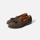 Alden Tassel Loafers Mocha Kid Suede 666D