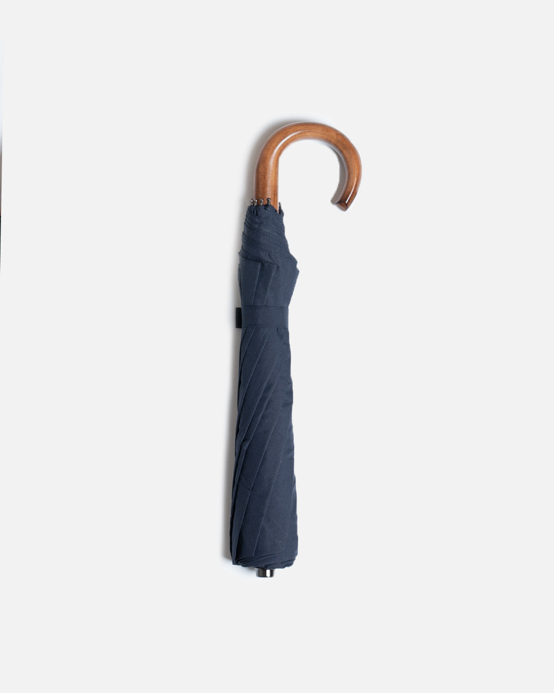 Fox Umbrella TEL1 Navy (brown maple crook)