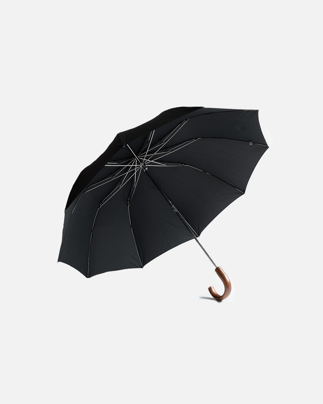 Fox Umbrella TEL1 Black (brown maple crook)