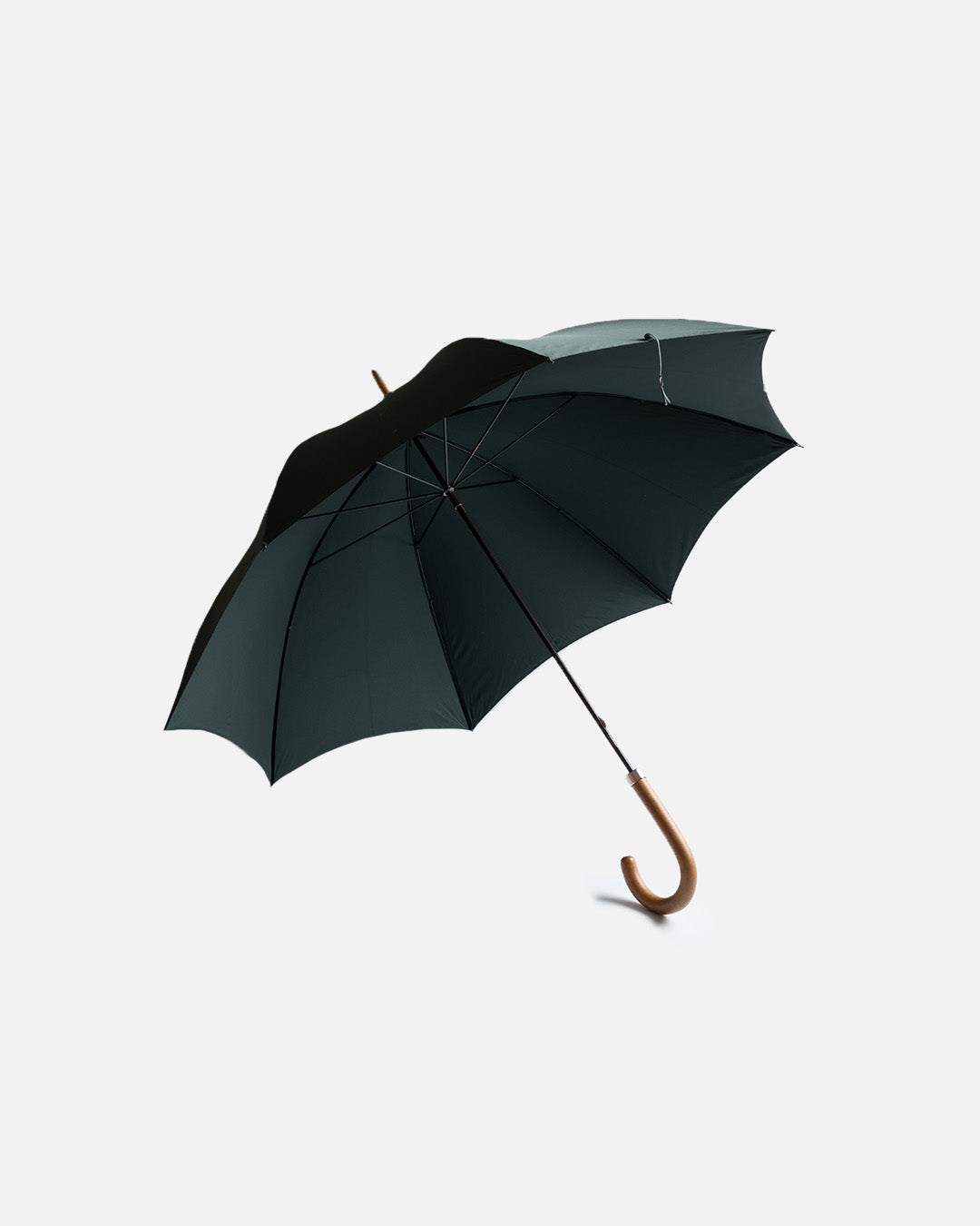 Fox Umbrella GT2 Dark Green (medium brown maple handle)