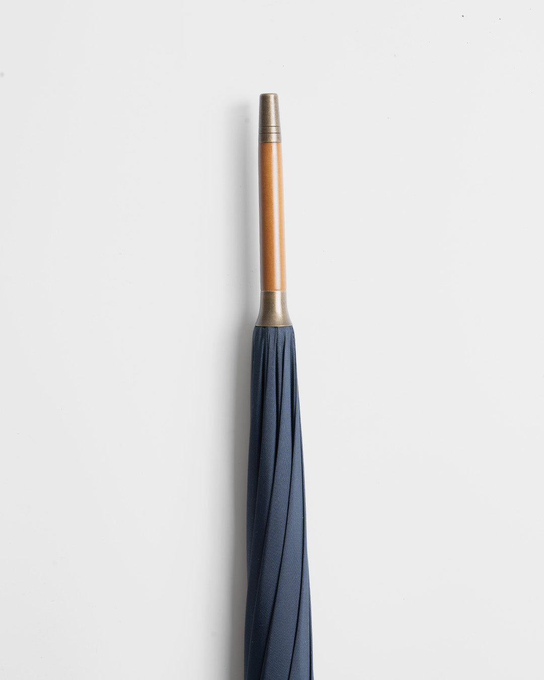 Fox Umbrella GT2 Navy (medium brown maple handle)