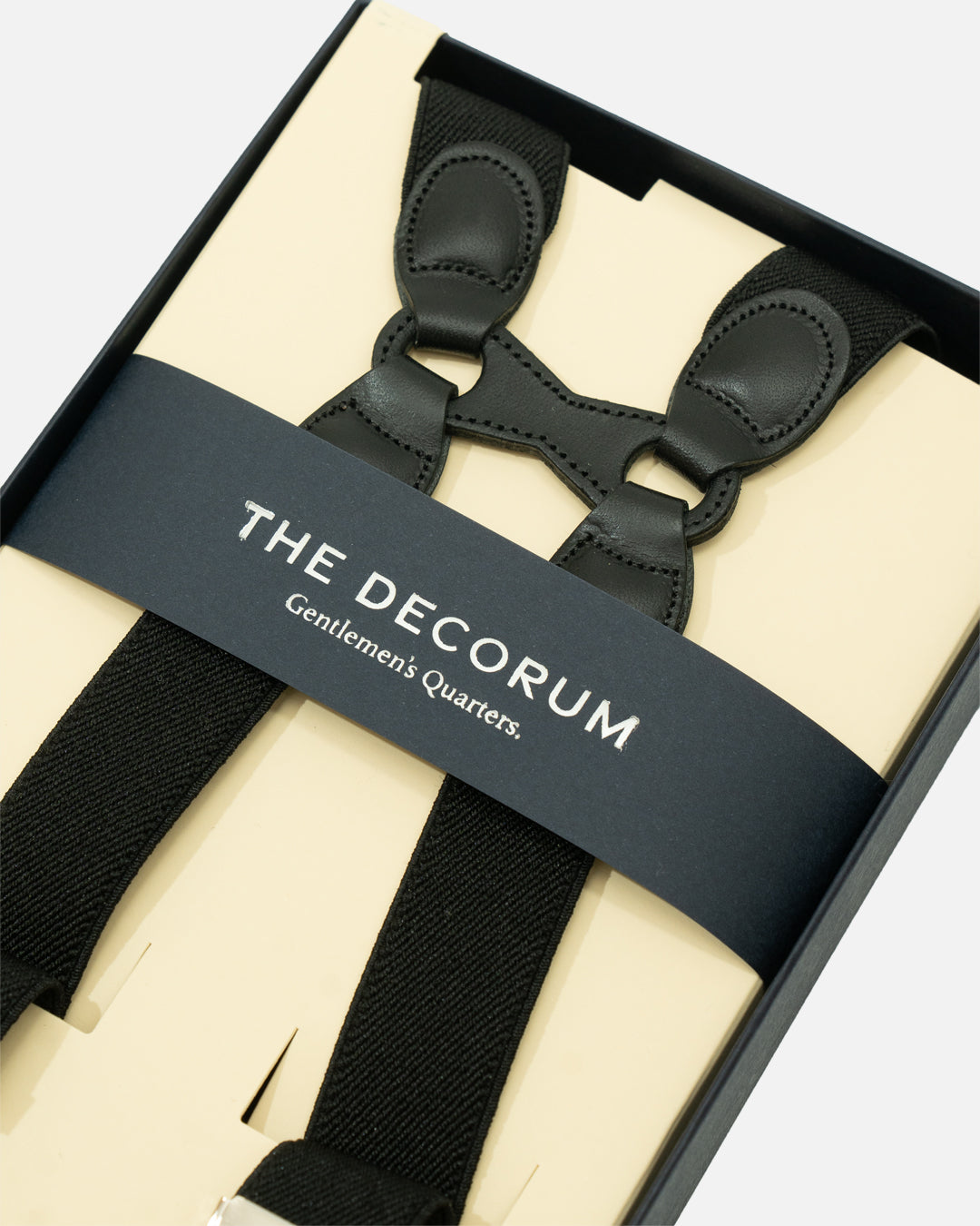 The Decorum Braces in Black (Suspenders)