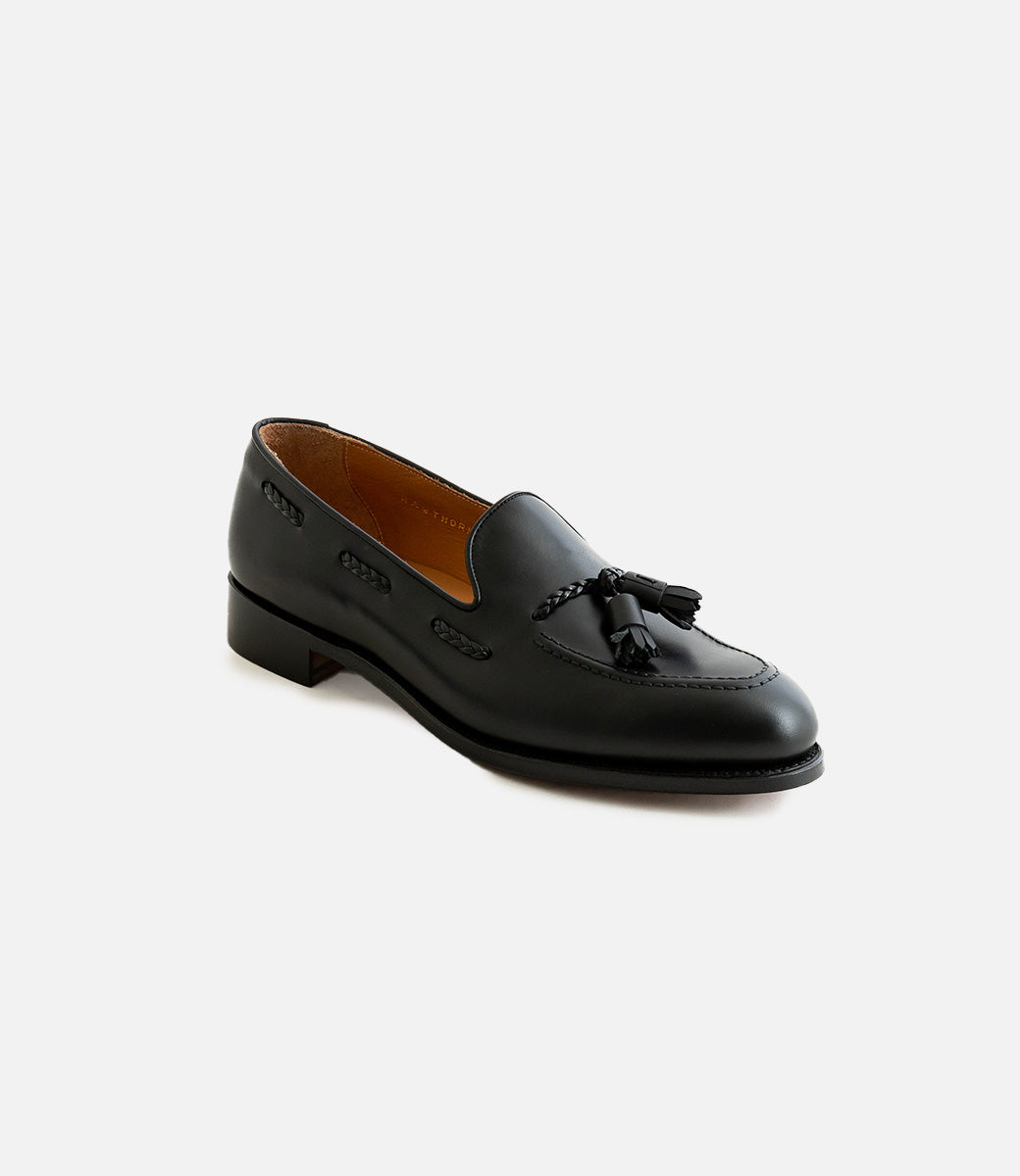 Fugashin Hawthorn Tassel Black Calf