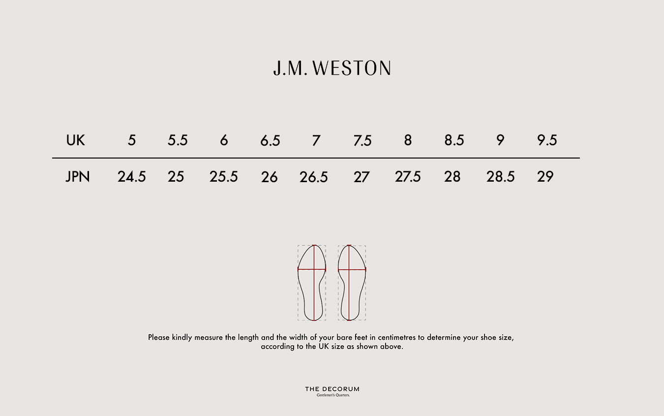 Jm weston 180 sizing on sale