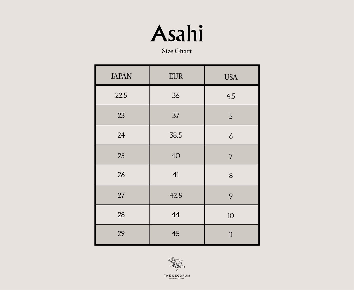 Asahi Deck Black