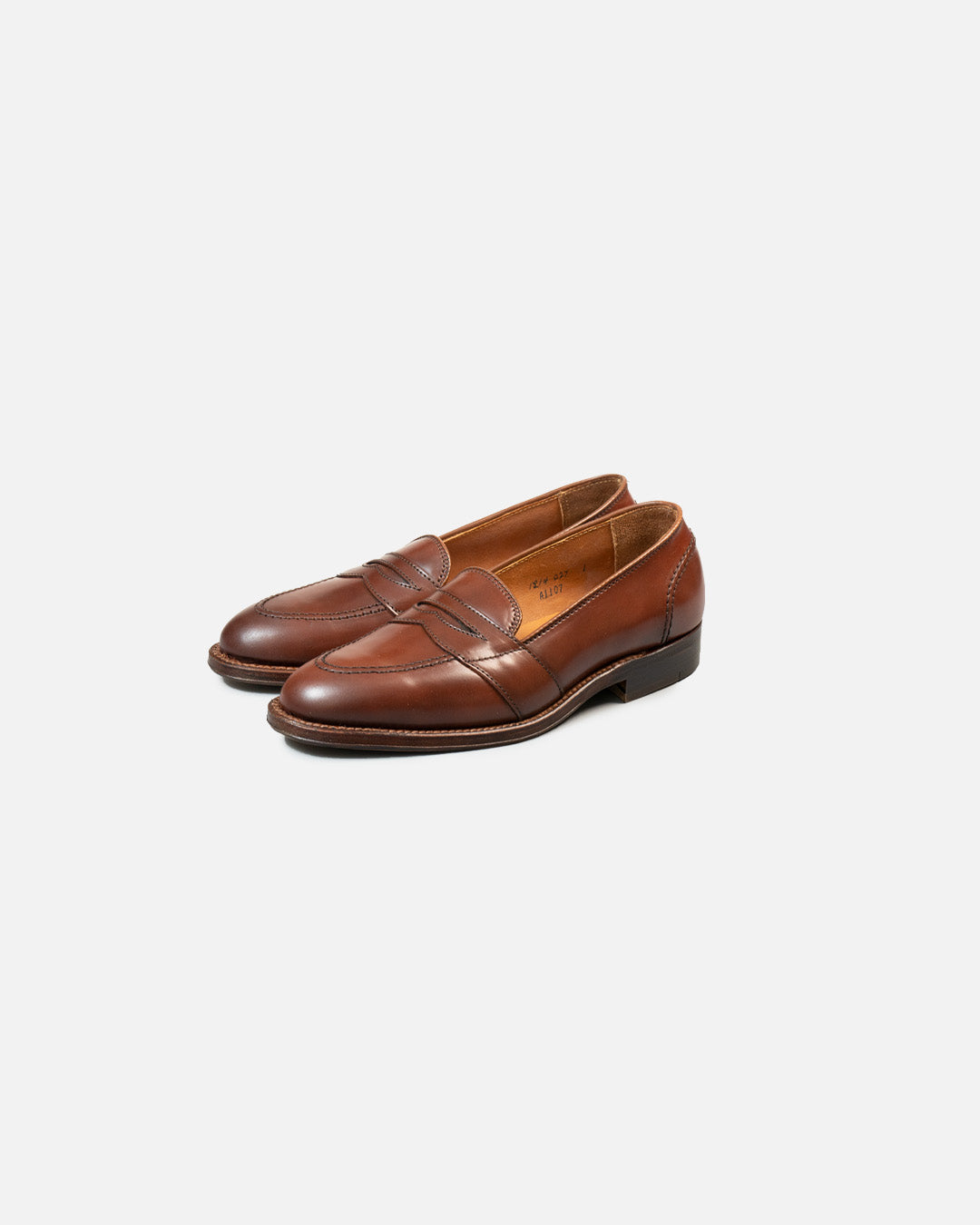 Alden Full Strap Loafers Color 4 Shell Cordovan A1107D