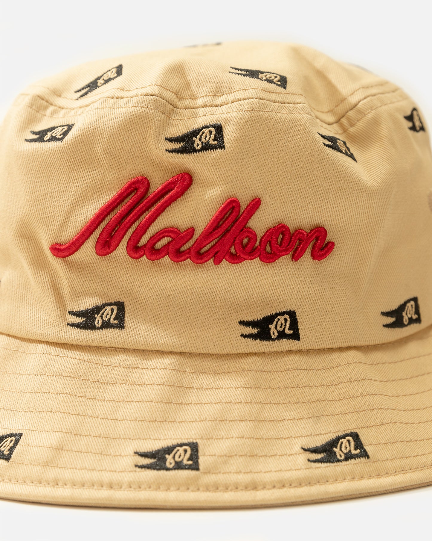 Malbon Winston Flag Bucket Hat Khaki