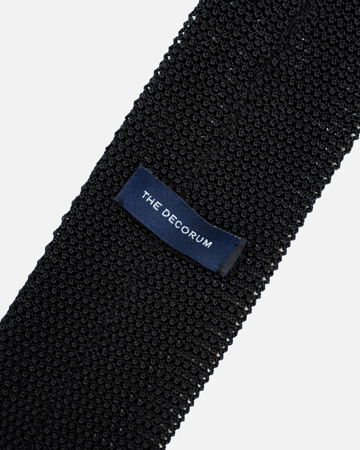 The Decorum Knit Tie in Black